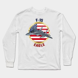 F-15 Eagle USA Long Sleeve T-Shirt